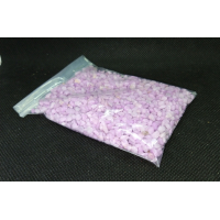 zakje kleine lila steentjes 100gr.